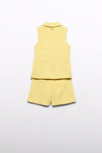 Комплект 'Vaniglia' з безрукавки та шортів Abel & Lula