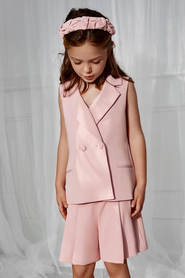 Комплект 'Vaniglia' з безрукавки та шортів Abel & Lula