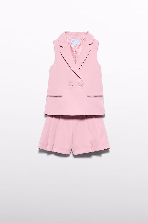 Комплект 'Vaniglia' з безрукавки та шортів Abel & Lula