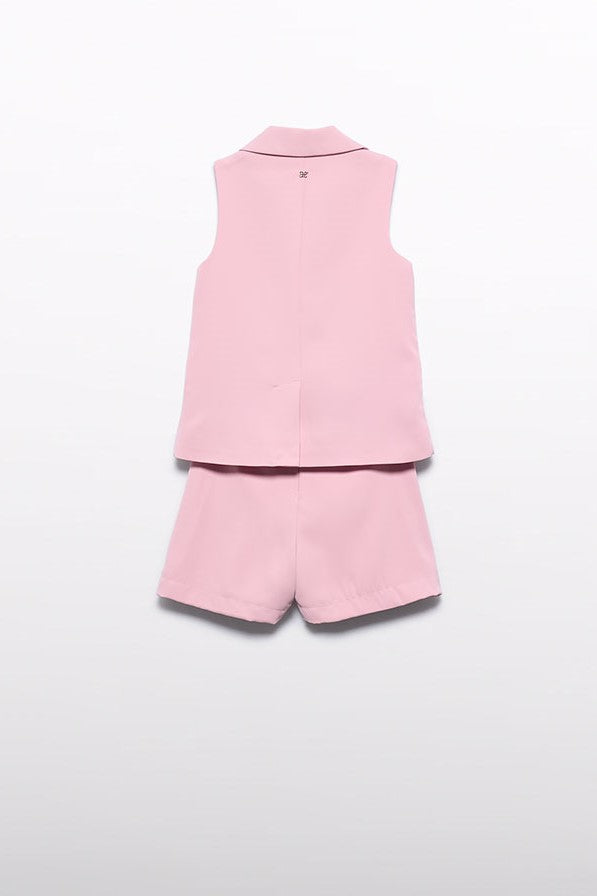 Комплект 'Vaniglia' з безрукавки та шортів Abel & Lula