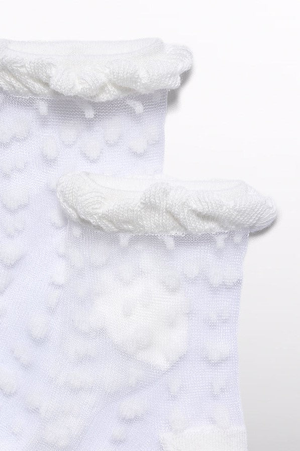 Шкарпетки 'Mousse' з тюлю Abel & Lula