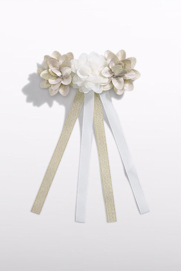 Заколка для волосся 'Mousse' з квітами Abel & Lula