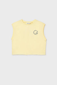 Футболка 'Vanilla Cream' з принтом на спині Mayoral