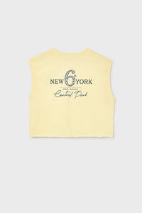 Футболка 'Vanilla Cream' з принтом на спині Mayoral