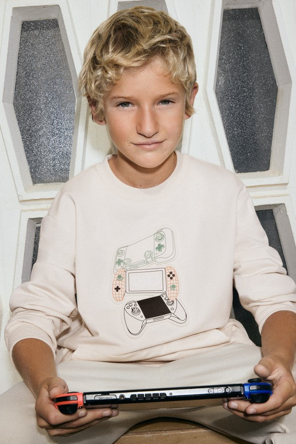 Світшот 'Good Game' з принтом Mayoral