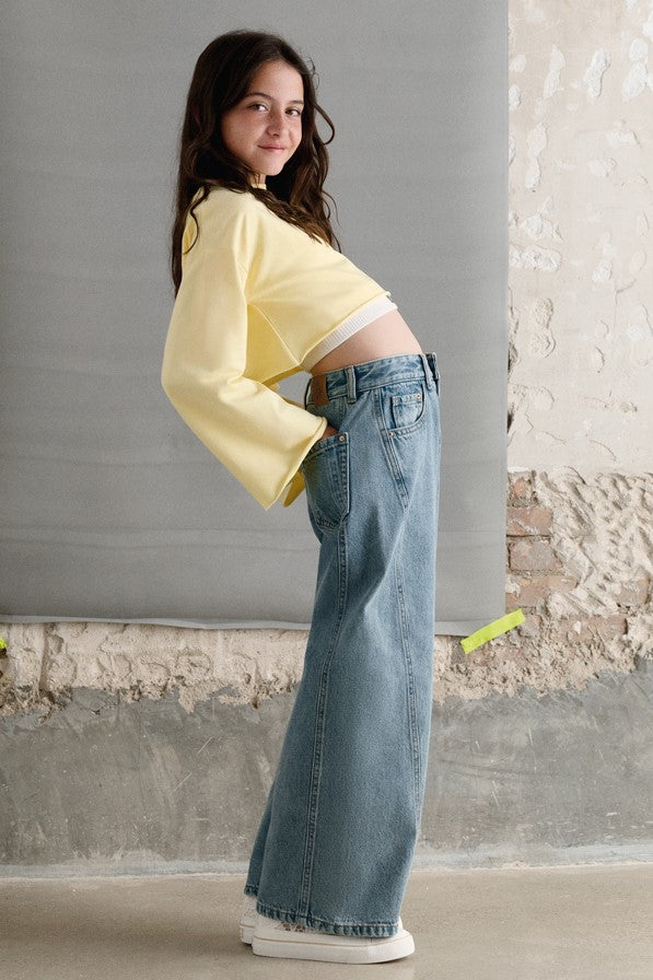 Джинси 'Coconut Shell' широкого крою Mayoral