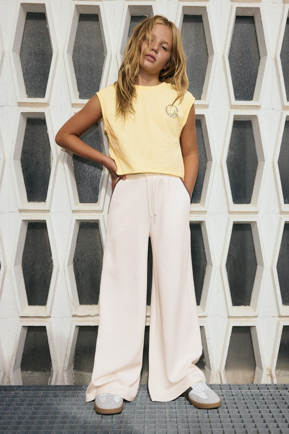 Штани 'Vanilla Cream' широкого крою Mayoral