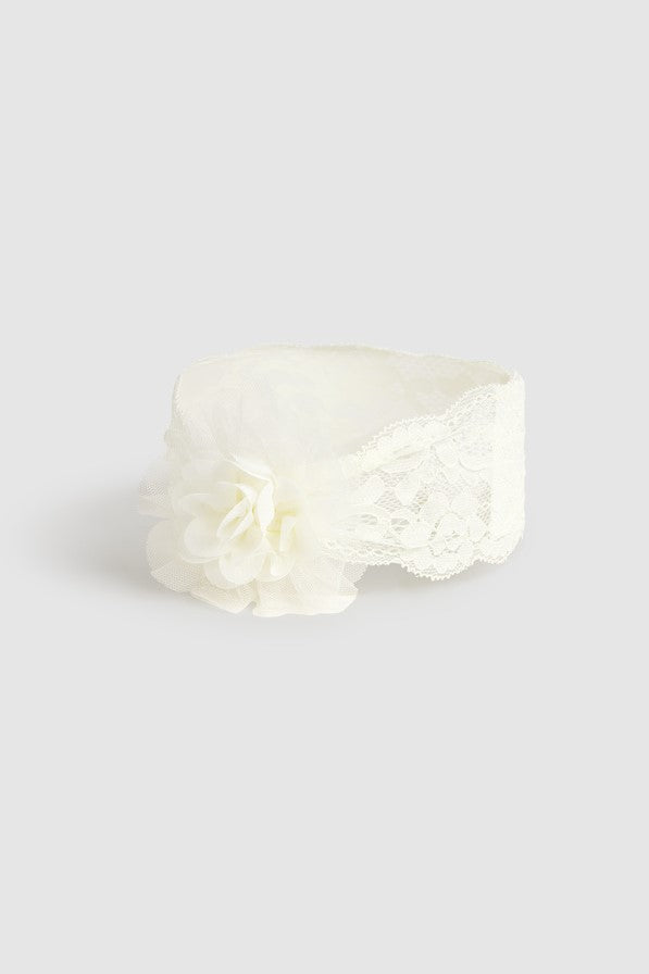 Дитячий комплект 'Romantic' зі шкарпеток та пов'язки для дівчат Mayoral