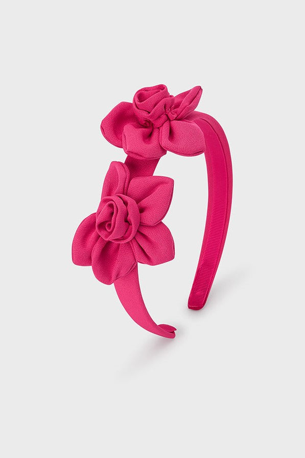 Обруч 'Vibrant Rose' з квітами Mayoral