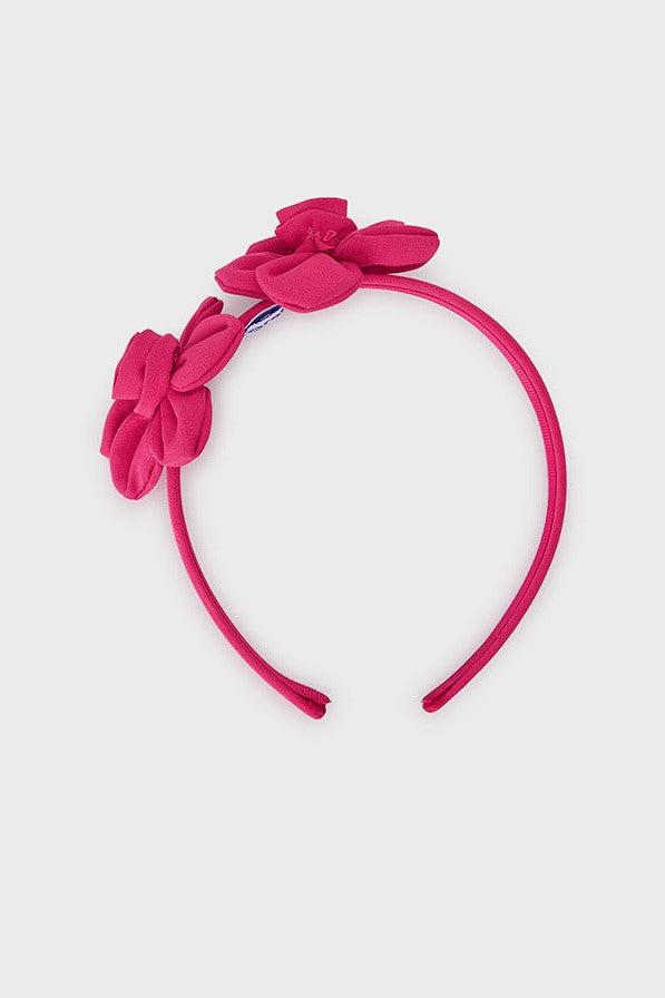 Обруч 'Vibrant Rose' з квітами Mayoral