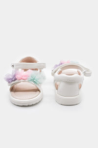 Босоніжки 'Flower Market' з квітами з тюлю Mayoral