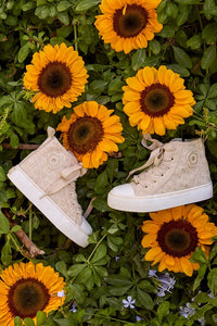 Кеди 'Rebel Vanilla' з вишивкою Mayoral