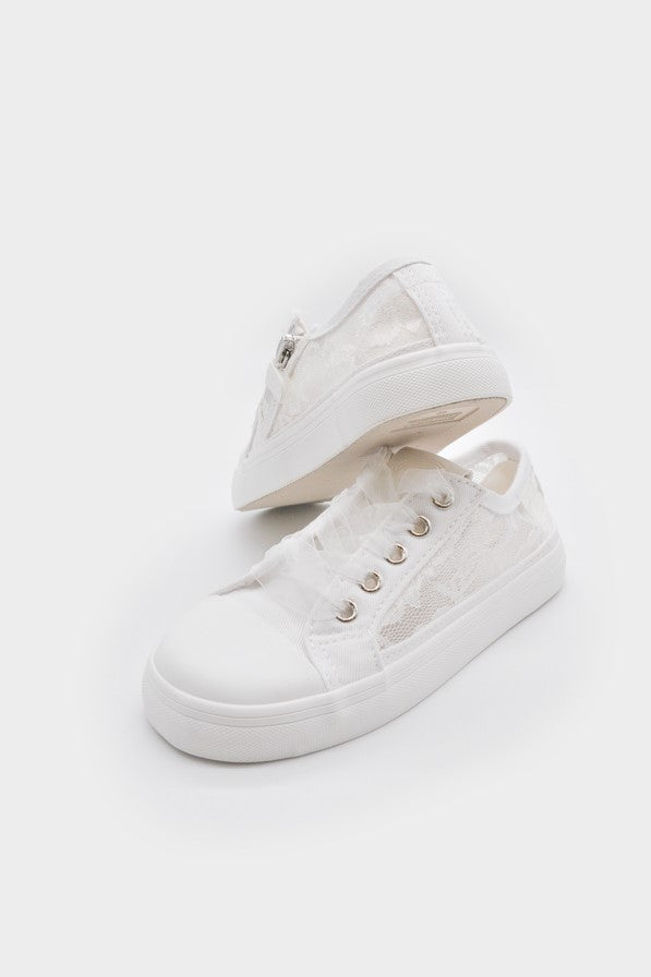 Кеди 'Rebel Vanilla' з мереживом Mayoral