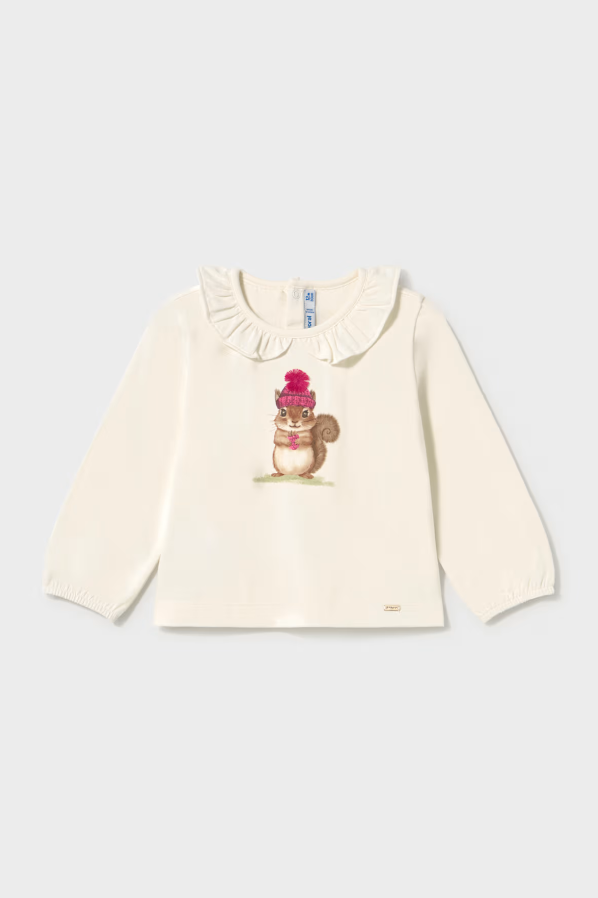 Футболка 'Burgundy Touch Baby' з білочкою