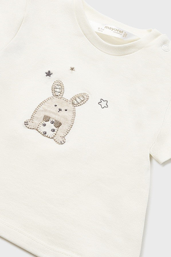 Комплект 'Tiny Bunny' з двох футболок та двох пар шортів Mayoral